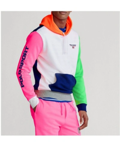 Big & Tall Neon Colour Block MAN Hoodie