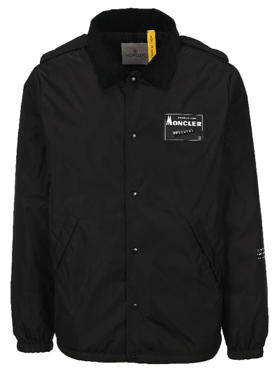 Shop Moncler Fragment Kurn Down Jacket In Black