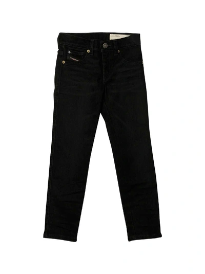 Shop Diesel Black Teen Dhary-j Jeans