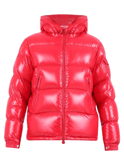 Shop Moncler Ecrins Padded Jacket In Red