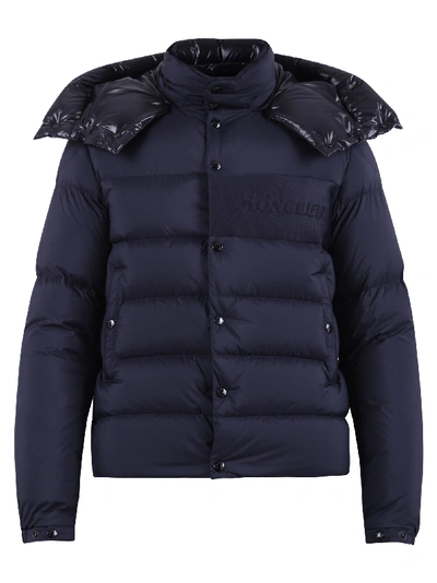 Shop Moncler Aubrac Padded Jacket In Blue