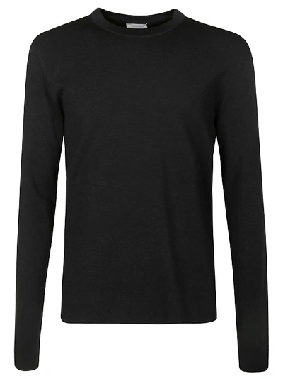 Shop Dior Round Neck Sweater In Black