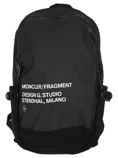 Shop Moncler Fragment Backpack In Black