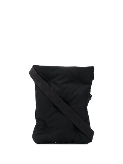 Shop Maison Margiela Quilted Messenger Bag In Black