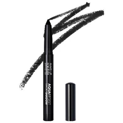 Shop Make Up For Ever Aqua Resist Smoky Eyeshadow Stick 01 Carbon .049 oz /1.4 G