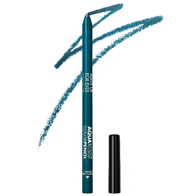 Shop Make Up For Ever Aqua Resist Color Pencil Eyeliner 07 Lagoon .042 oz / 0.5 G