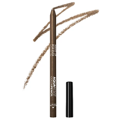 Shop Make Up For Ever Aqua Resist Color Pencil Eyeliner 05 Bronze .042 oz / 0.5 G