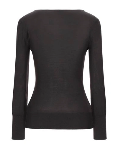 Shop Ferragamo Woman Sweater Black Size Xl Virgin Wool, Polyamide