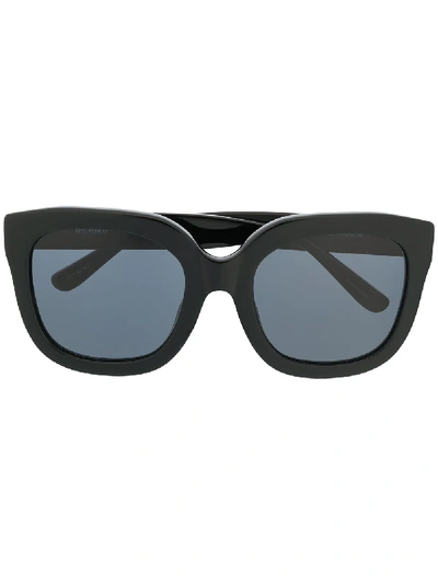 Shop Linda Farrow Attico 12 Square Frame Sunglasses In Black