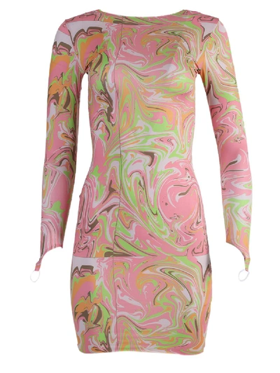 Shop Maisie Wilen Long-sleeved Dress, Mind Melt Pink