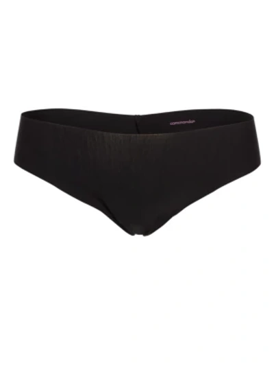 Commando Butter Stretch Modal Thong In Black
