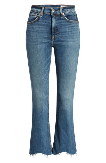 rag and bone nina high rise ankle flare