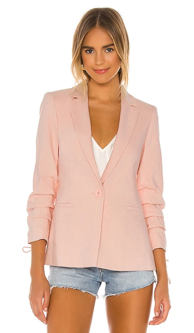 Shop Alice And Olivia Lester Blazer In English Rose