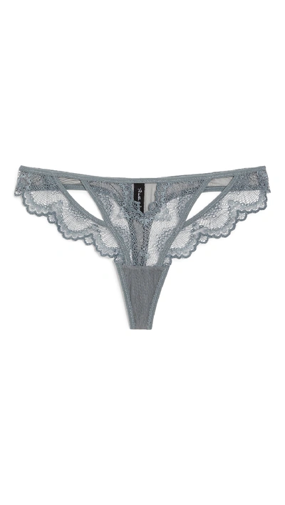 Shop Thistle & Spire Kane Cutout Thong In Blue