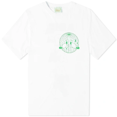 Shop Aries Sad Planet Tee In White