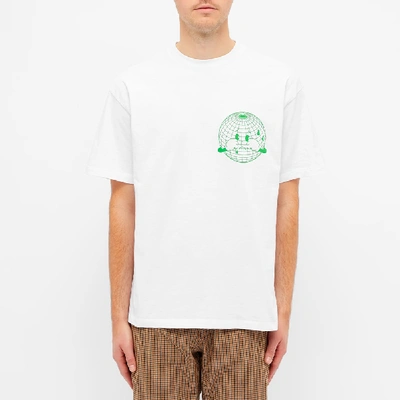 Shop Aries Sad Planet Tee In White