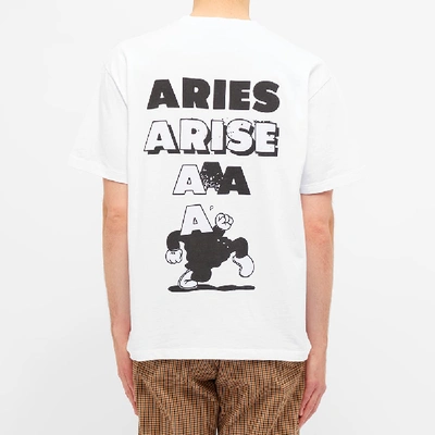 Shop Aries Sad Planet Tee In White