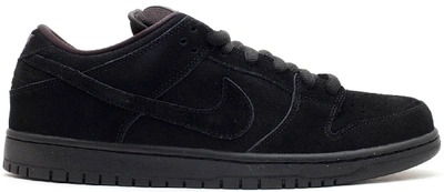 Pre-owned Nike  Sb Dunk Low Blackout In Black/black-anthracite