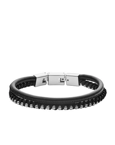 Shop Fossil Bracelets In Black