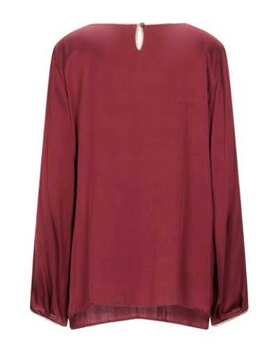 Shop Alviero Martini 1a Classe Blouses In Brick Red