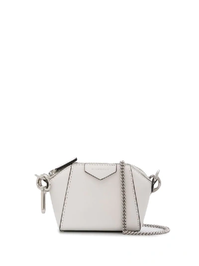 Shop Givenchy Antigona Mini Bag In White