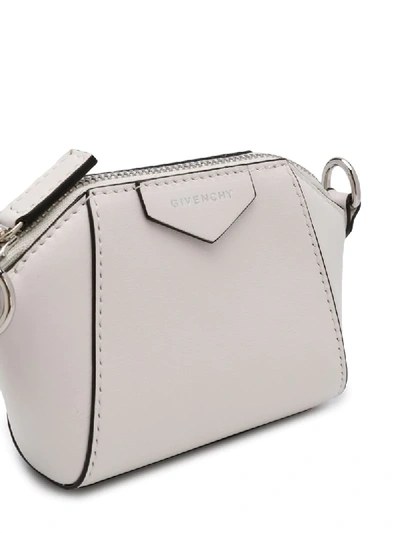 Shop Givenchy Antigona Mini Bag In White