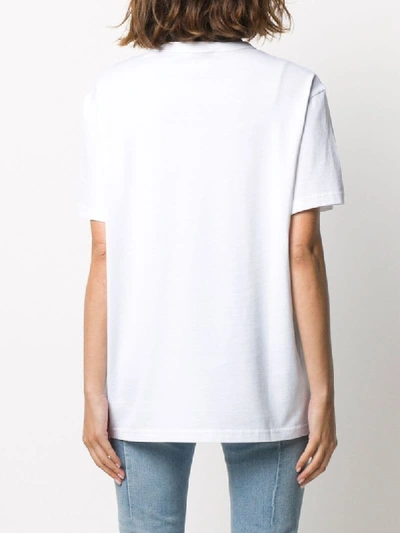 Shop Givenchy Logo Print T-shirt In White