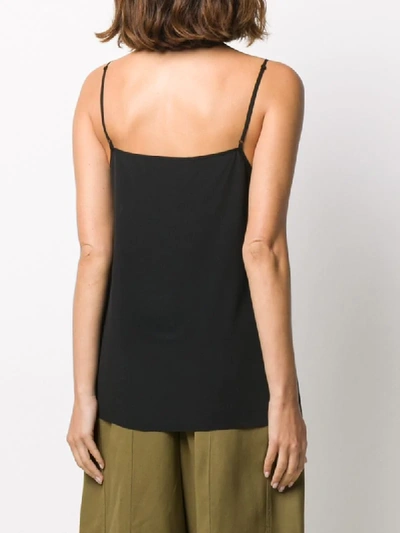 Shop Givenchy Lace Trim Camisole In Black