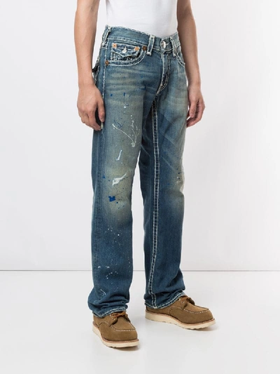 Shop True Religion Jeans In Stone-wash-optik In Blue