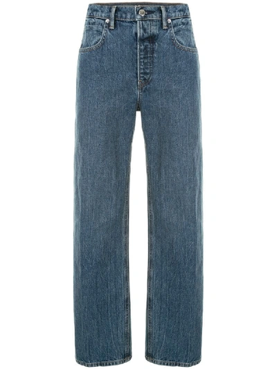Shop Alexander Wang Straight-leg Jeans In Blue