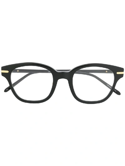 Shop Linda Farrow Square Frame Glasses In Black