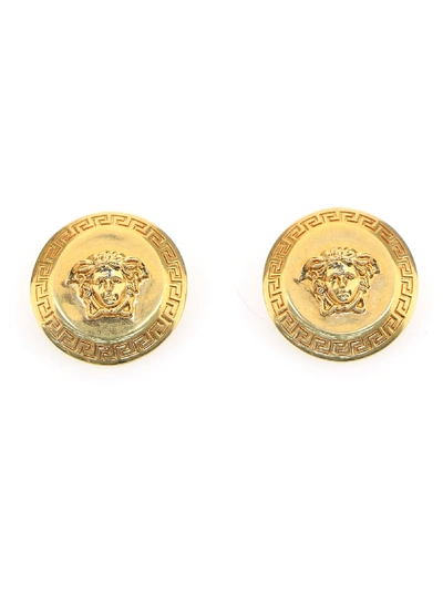 Shop Versace Earrings In Oro Tribute