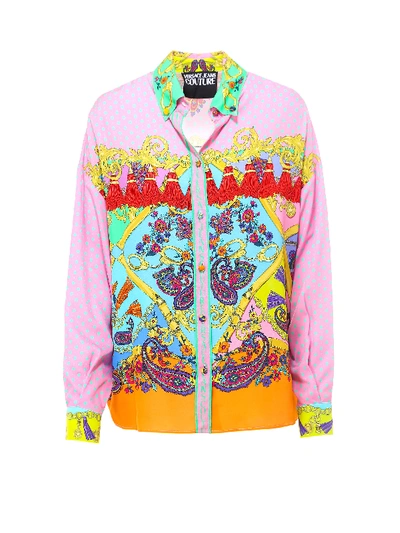 Shop Versace Jeans Couture Shirt In Pink