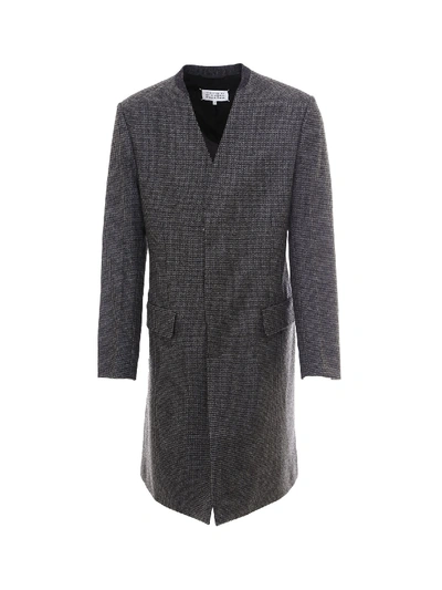 Shop Maison Margiela Coat In Grey