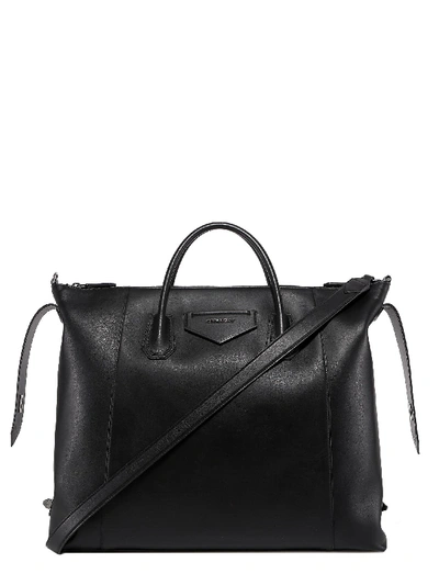 Shop Givenchy Antigona Large Tote Bag In Black