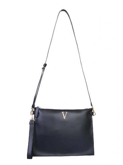 Shop Versace Virtus Bag In Nero