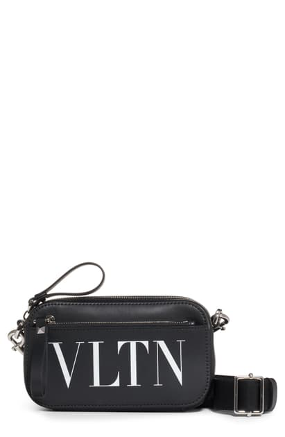 black leather crossbody satchel