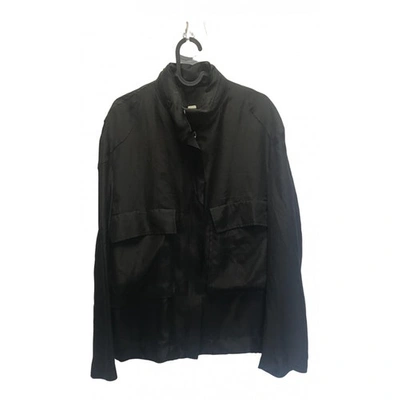 Pre-owned Belstaff Black Silk Jacket