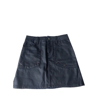 Pre-owned Zadig & Voltaire Navy Cotton Skirt