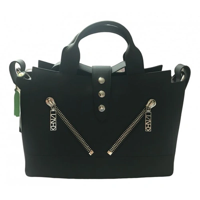 Pre-owned Kenzo Kalifornia Black Leather Handbag
