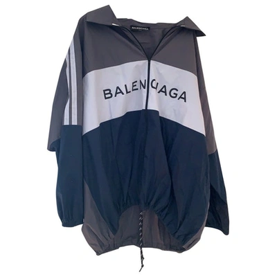 Pre-owned Balenciaga Navy Cotton Jacket