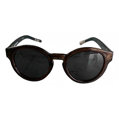 Pre-owned Kris Van Assche Brown Sunglasses