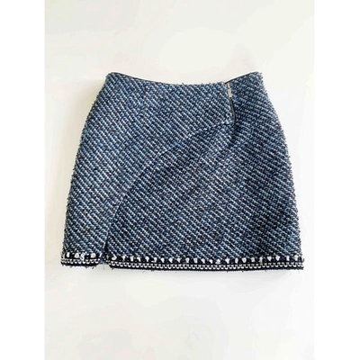 Pre-owned Matthew Williamson Mini Skirt In Blue