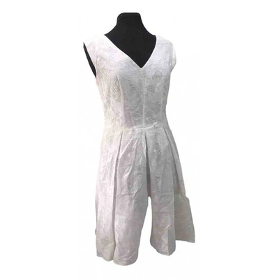 Pre-owned Hugo Boss White Cotton Dress