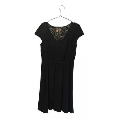 Pre-owned Nina Ricci Black Silk Dress