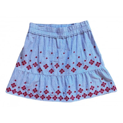 Pre-owned Club Monaco Blue Cotton Skirt