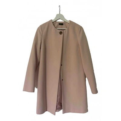 Pre-owned Benetton Peacoat In Pink