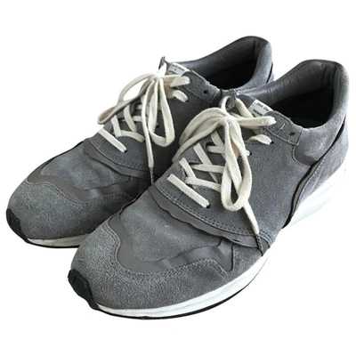 Pre-owned Takahiromiyashita The Soloist Grey Suede Trainers