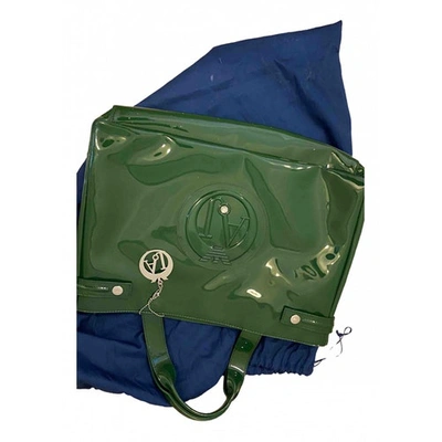 Pre-owned Armani Jeans Green Handbag