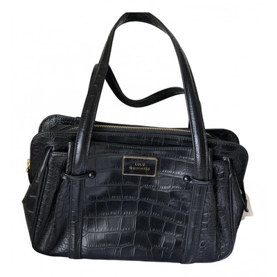 Pre-owned Lulu Guinness Black Leather Handbag